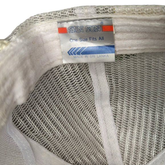 Vintage Ozark Airlines White Snap Back Trucker Hat - Picture 7 of 8